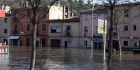 Áreas ficaram inundadas, caso de Sarrià de Ter, província de Girona, comunidade autônoma da Catalunha