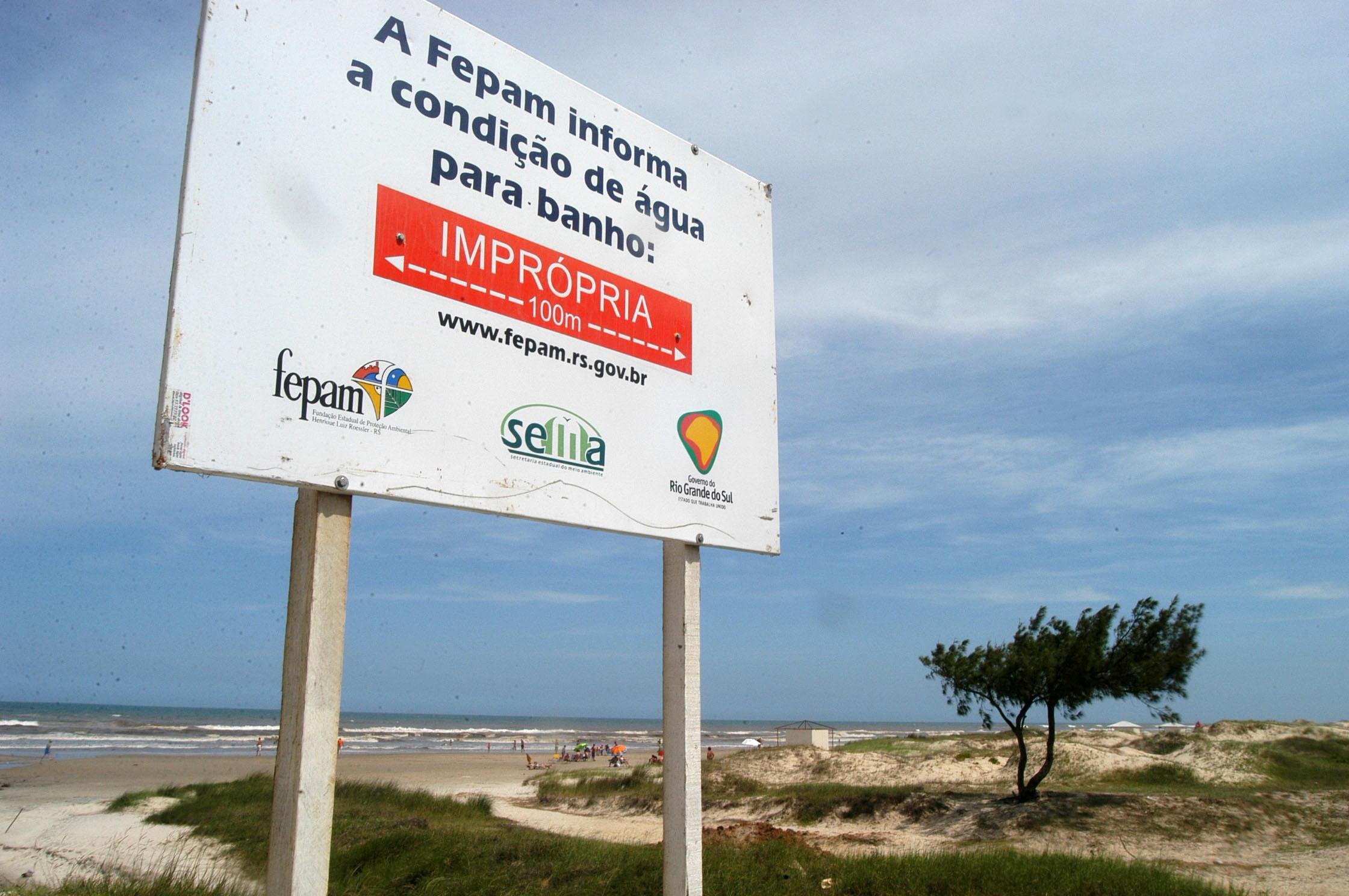 Fepam colocou 14 pontos como impr&oacute;prios para banho no RS nesta semana