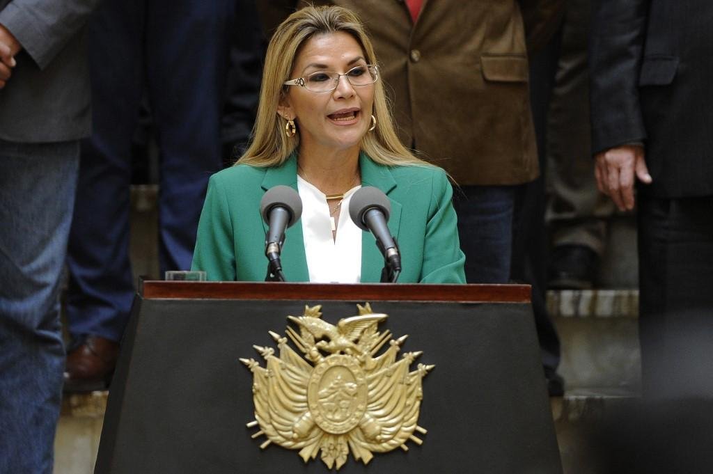 Ministro de Cuba chamou a presidente boliviana, Jeanine &Aacute;&ntilde;ez, de "golpista autoproclamada"