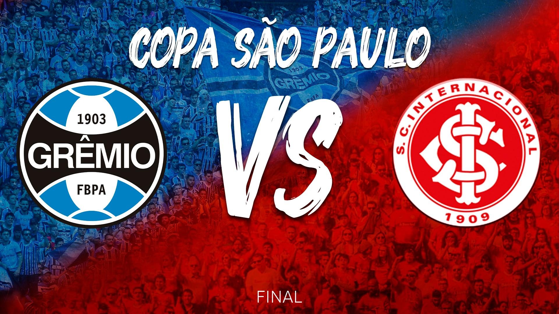 Gre-Nal hist&oacute;rico na base decide Copa S&atilde;o Paulo de 2020
