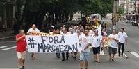 Protesto de Rodoviários contra o pacote sugerido pela prefeitura de Porto Alegre
