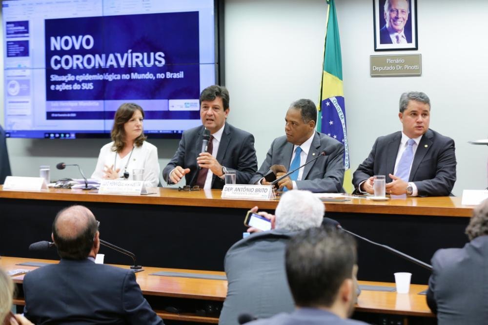 Ministro de sa&uacute;de participou da Comiss&atilde;o de Seguridade Social e Fam&iacute;lia para discutir a situa&ccedil;&atilde;o do Coronav&iacute;rus