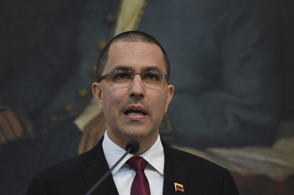 Texto foi lido para a imprensa pelo ministro das Rela&ccedil;&otilde;es Exteriores Jorge Arreaza