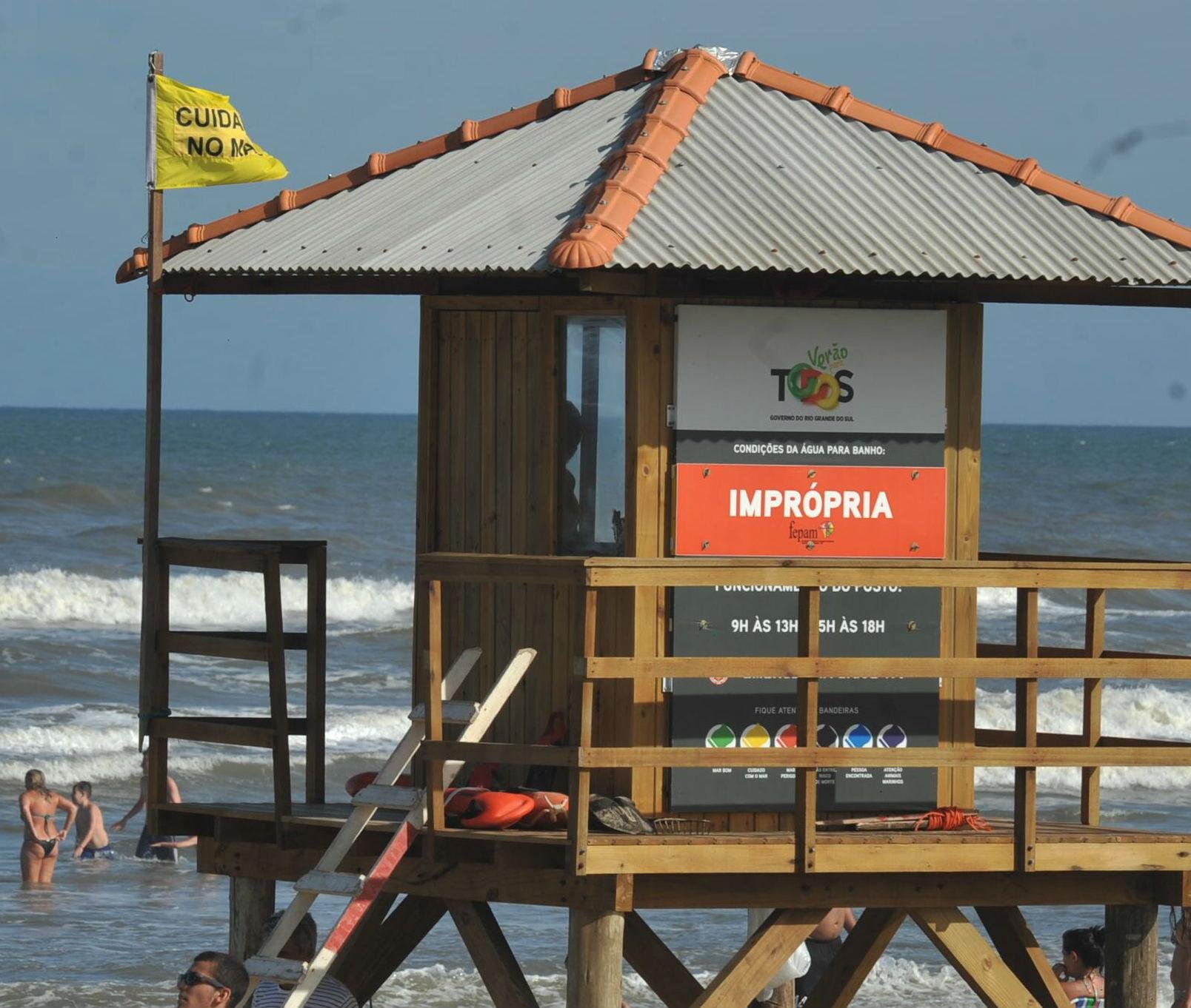Oito pontos no Estado est&atilde;o impr&oacute;prias para banho
