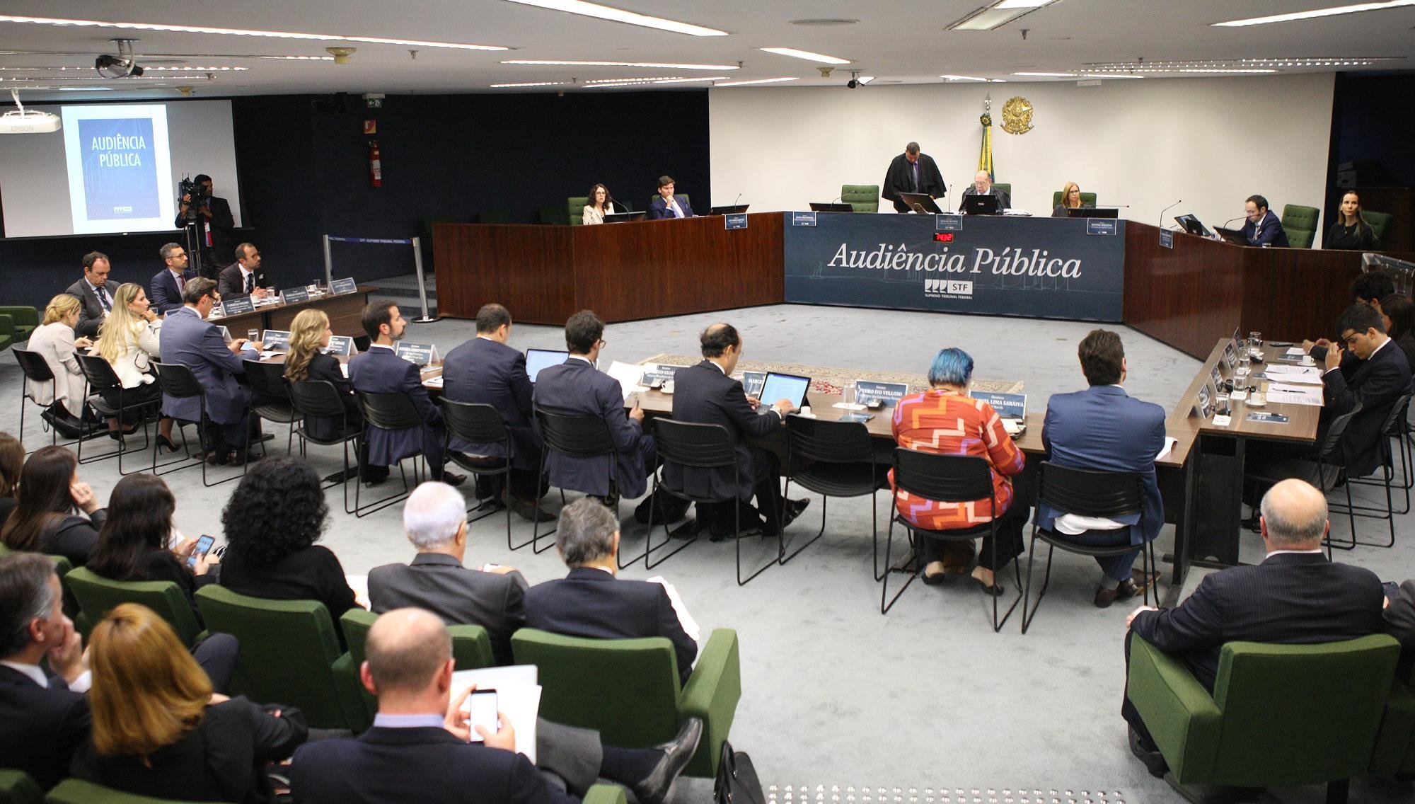 Andrea Kirkpatrick falou na audi&ecirc;ncia p&uacute;blica sobre o tema nesta segunda-feira, no STF