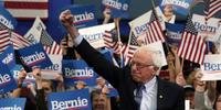 Sanders celebrou bom resultado nas primárias de New Hampshire