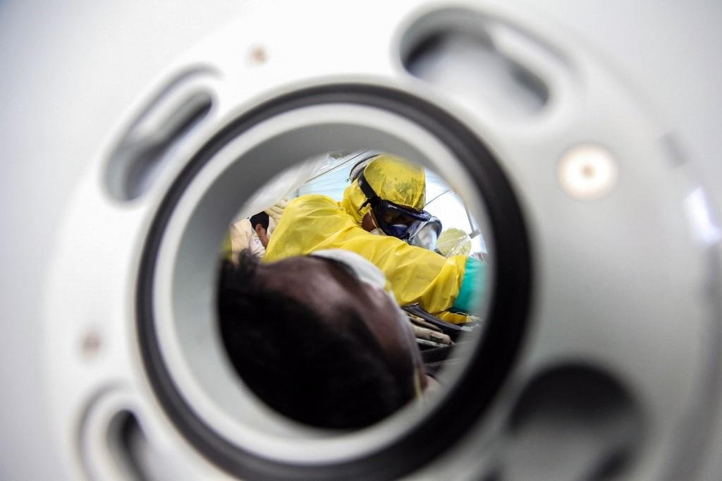 Paciente foi transferido para o hospital e colocado em quarentena para tratamento