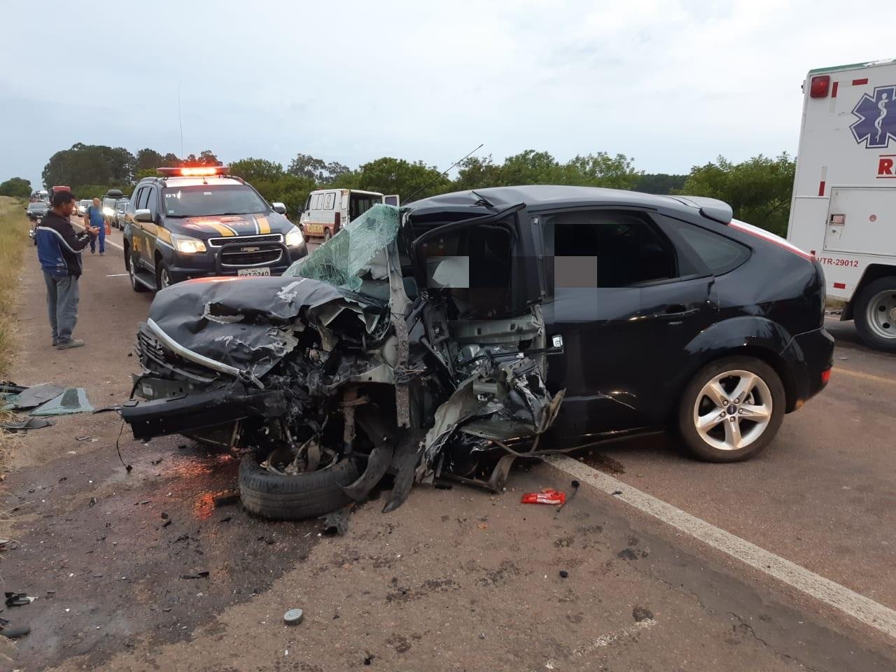 Acidente ocorreu no km 138 da BR 290 na noite desta sexta-feira