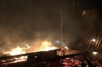Incêndio destruiu casas em Capão Novo