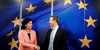 Zuckerberg se reunião também com a responsável europeia de Valores e Transparências