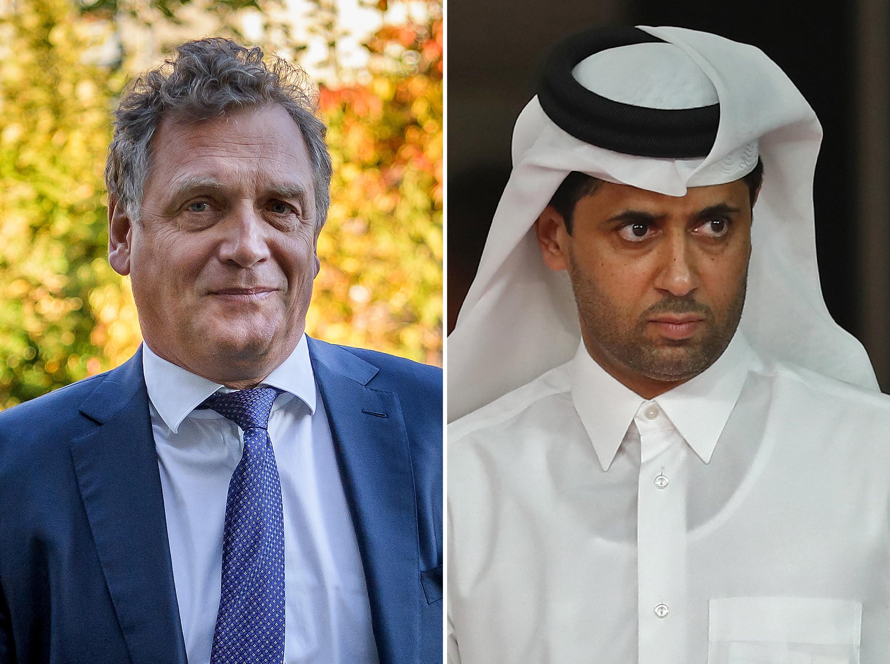 Ex-secret&aacute;rio-geral da Fifa J&eacute;r&ocirc;me Valcke e presidente do Paris Saint-Germain, Nasser Al Khelaifi, foram indiciados