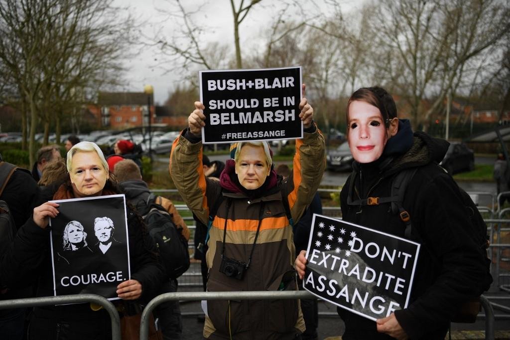Simpatizantes de Assange pediram a liberdade do jornalista australiano