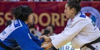 Judoca Mayra Aguiar, da Sogipa, foi derrotada na final pela japonesa Shori Hamada