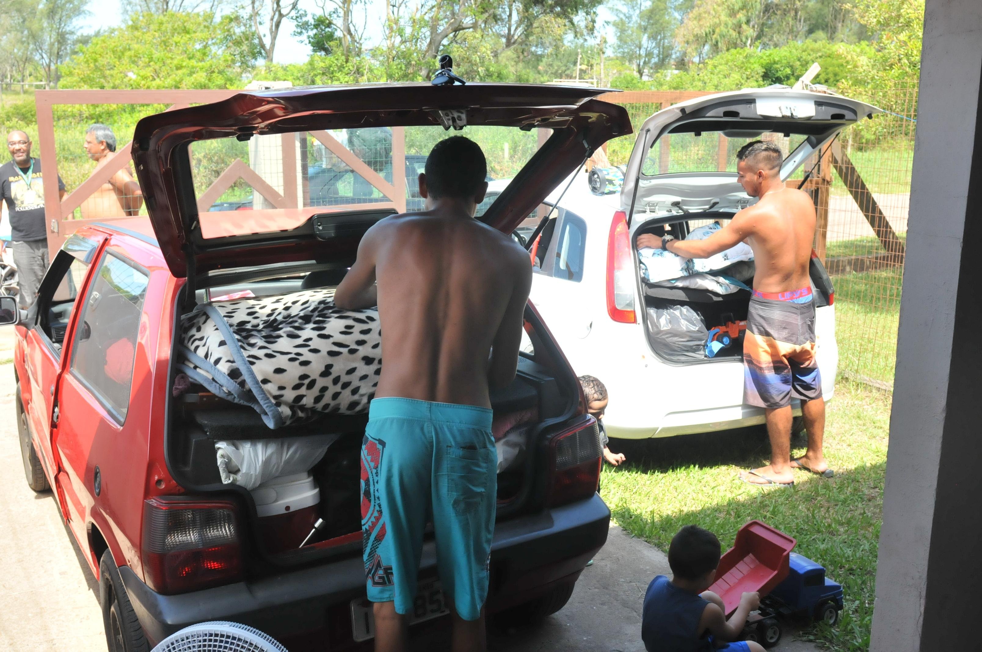 Volta para casa foi antecipada por conta do mau tempo no litoral