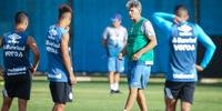 Grêmio treinou nesta quinta-feira no CT Luiz Carvalho