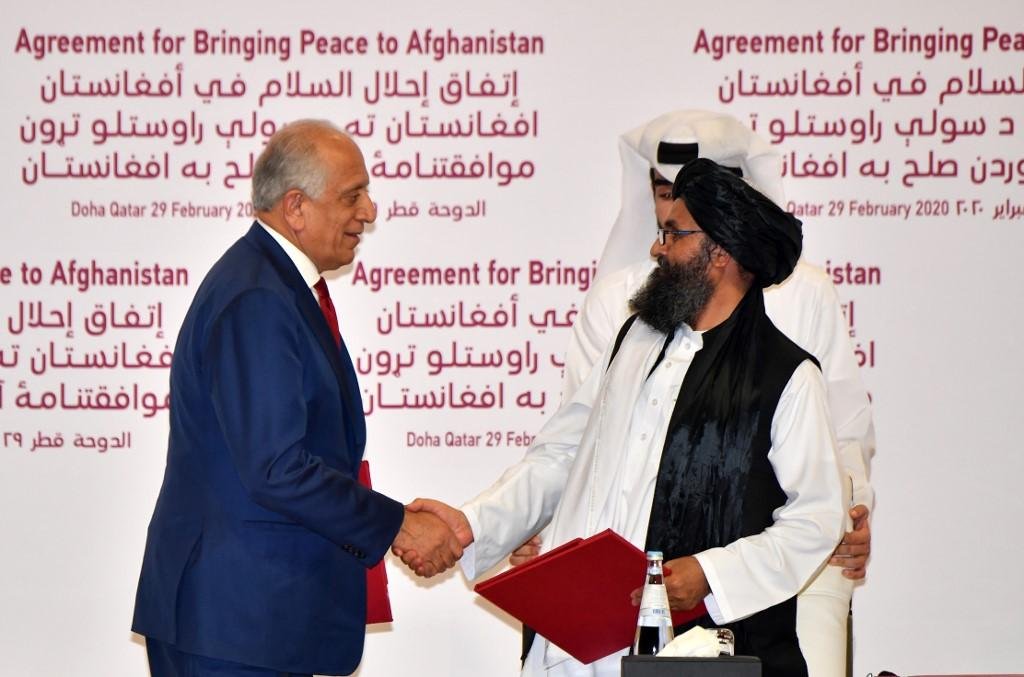EUA e Talib&atilde; assinaram neste s&aacute;bado o acordo hist&oacute;rico em Doha