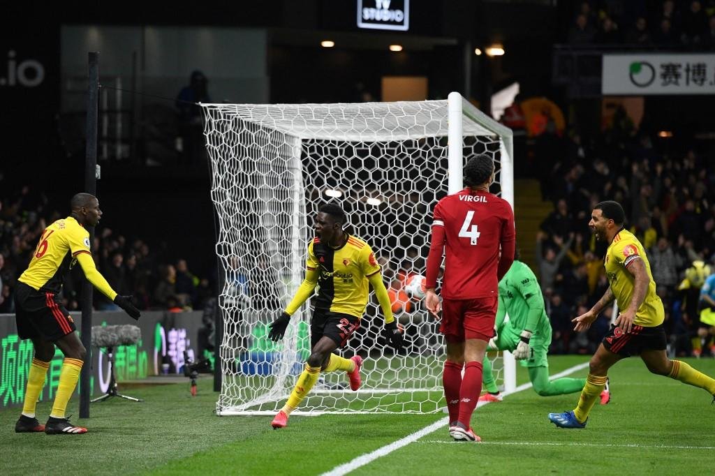 Invencibilidade do Liverpool caiu diante do Watford, que briga para n&atilde;o cair