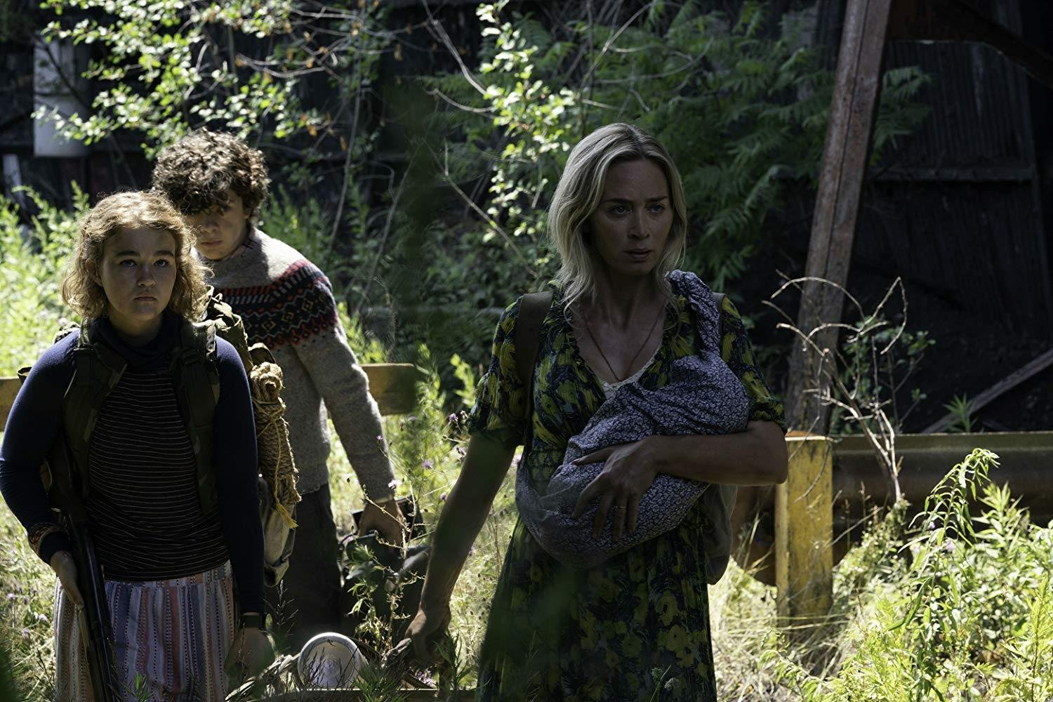 Emily Blunt, Millicent Simmonds e Noah Jupe formam o elenco principal de "Um Lugar Silencioso - Parte II"