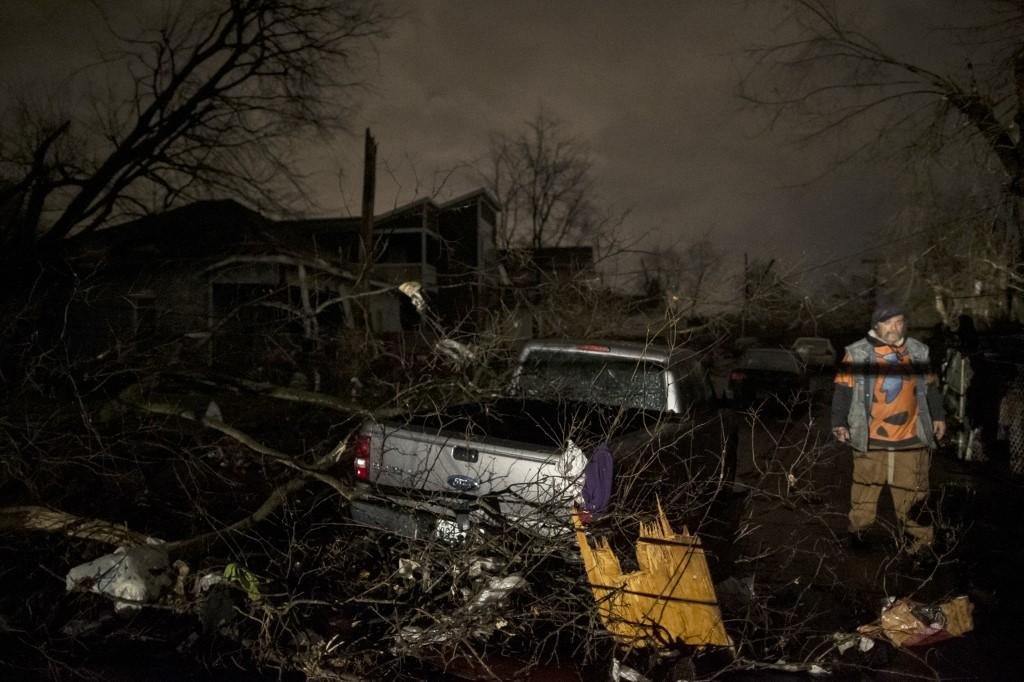 Tornados provocaram destrui&ccedil;&atilde;o no Tennessee