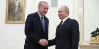 Erdogan se encontrou com seu colega russo Vladimir Putin, em Moscou
