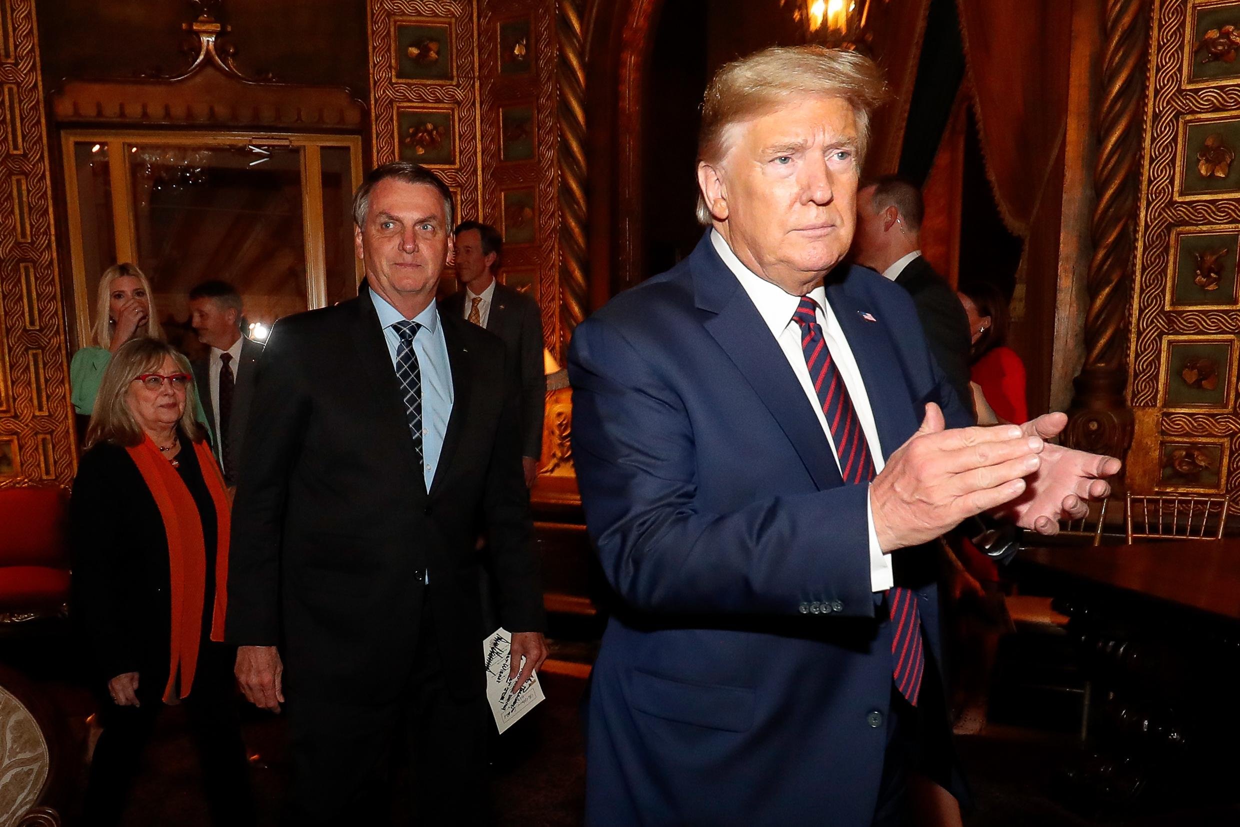 Bolsonaro participa de encontro em Mar-a-Lago, na Fl&oacute;rida