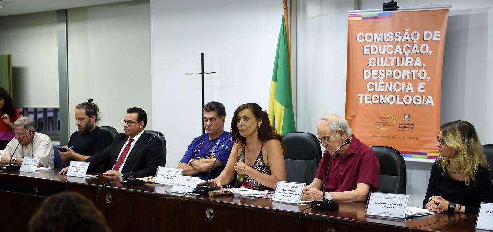 Plenarinho da Assembleia Legislativa debateu sobre a gest&atilde;o p&uacute;blica dos equipamentos de cultura
