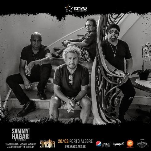 Banda tocaria aqui v&aacute;rios cl&aacute;ssicos do Van Halen e Led Zeppelin