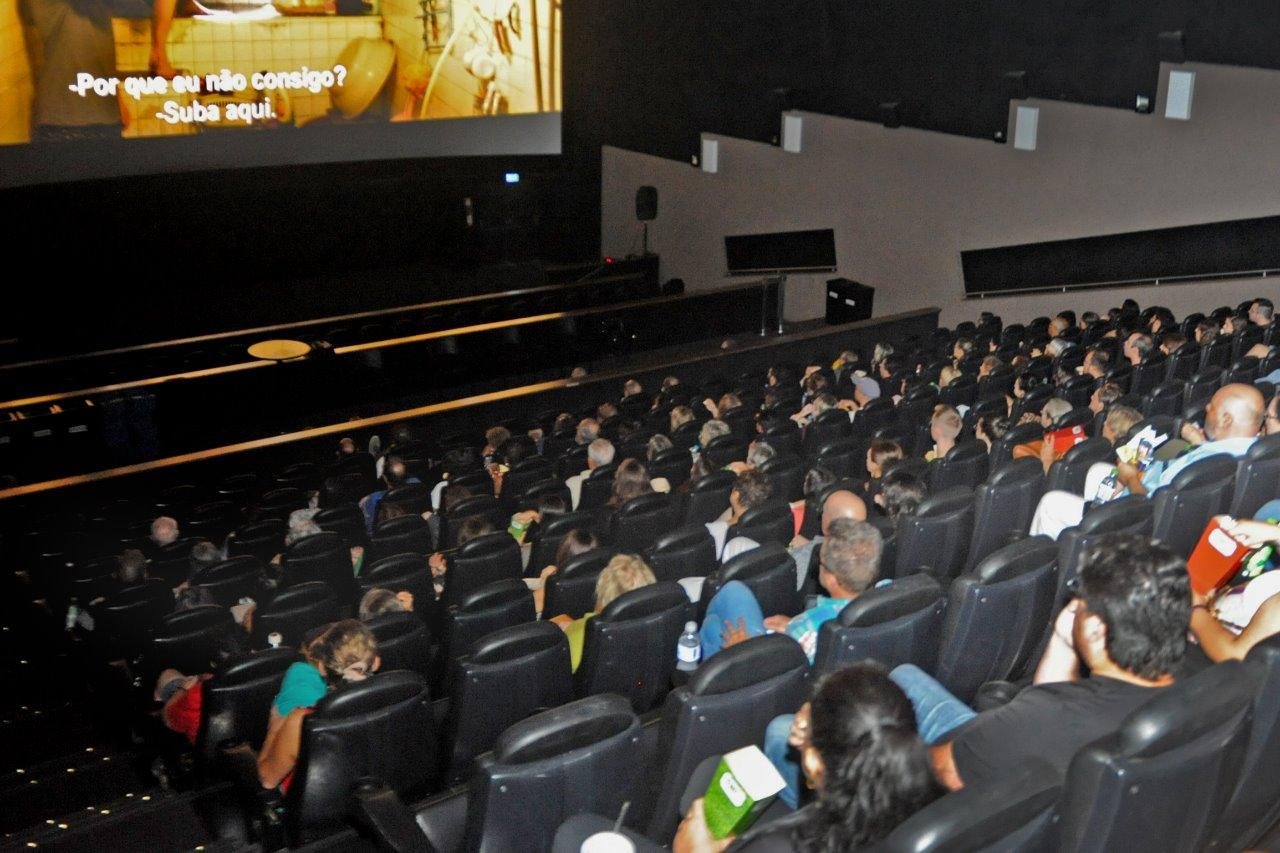 Exibi&ccedil;&atilde;o ocorreu no GNC Cinemas do Shopping Praia de Belas neste s&aacute;bado