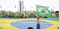 Presidente Jair Bolsonaro compartilhou vídeos dos atos pelo Brasil no Twitter