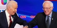 Joe Biden e Bernie Sanders continuam na disputa apesar de proliferação do novo coronavírus