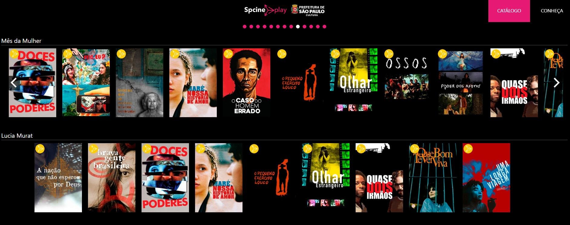 Plataforma de streaming re&uacute;ne diversas obras do cinema brasileiro