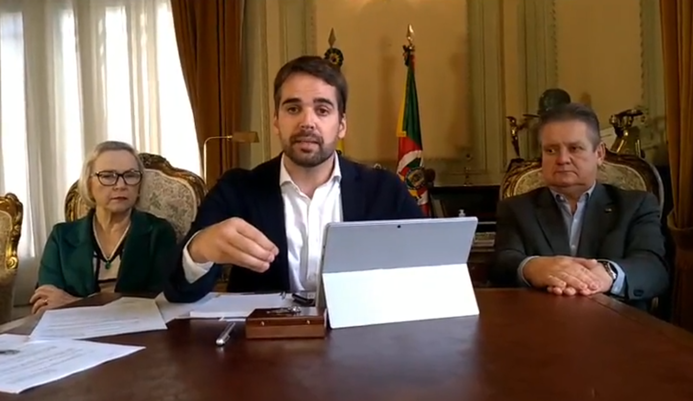Governador deu entrevista coletiva
