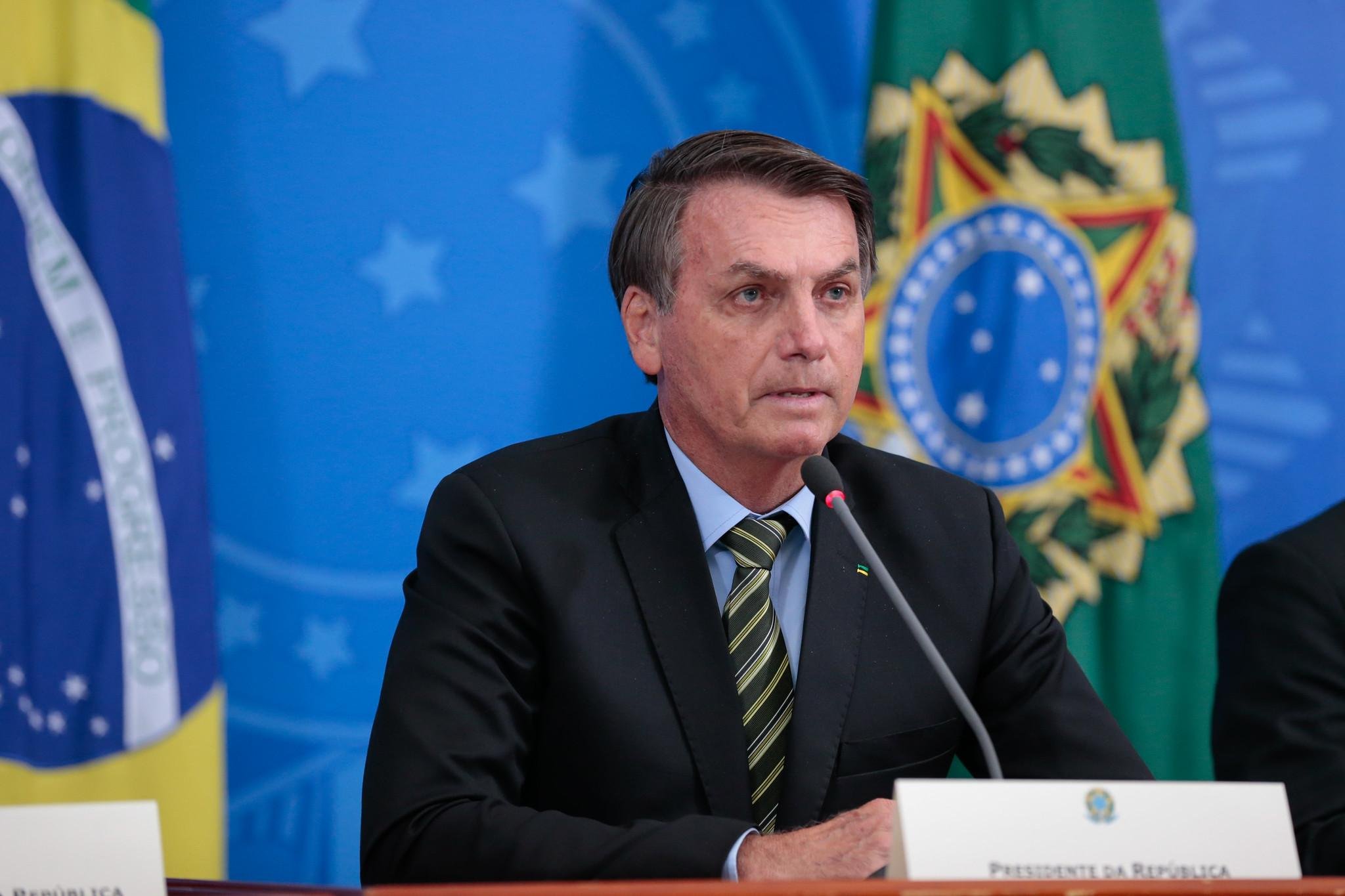 Jair Bolsonaro falou sobre a situa&ccedil;&atilde;o com a China