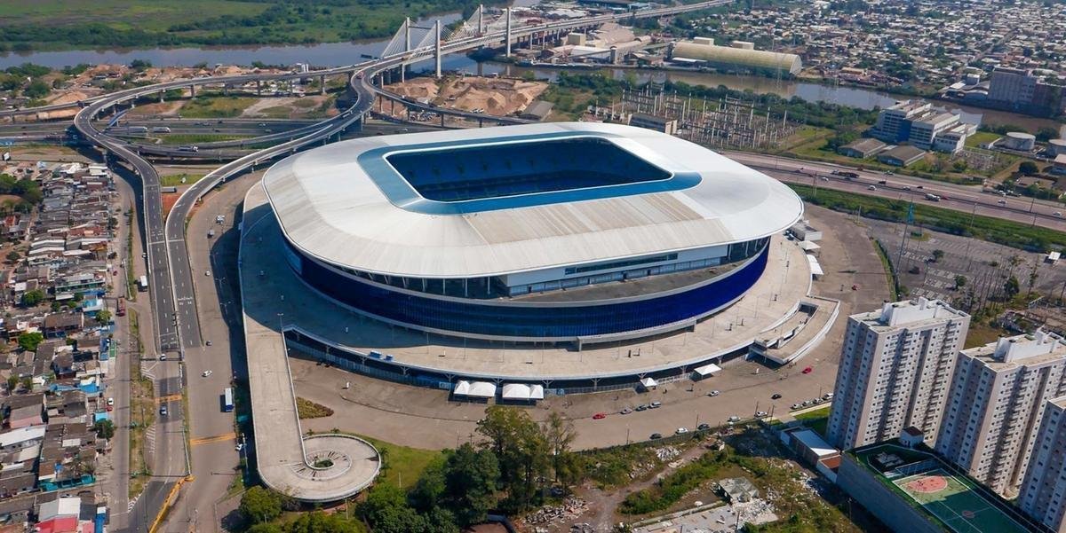 Arena do Gr&ecirc;mio, em Porto Alegre