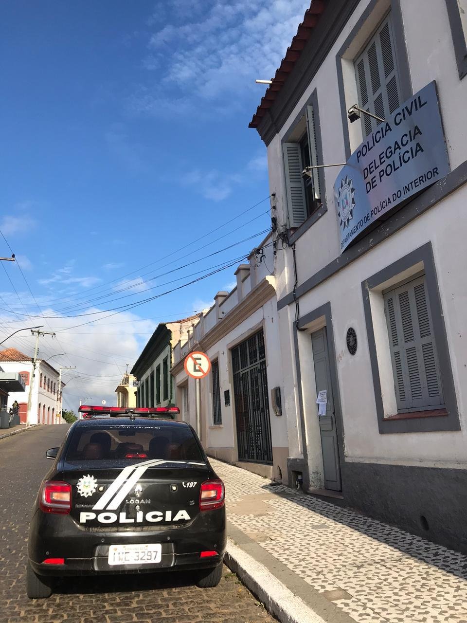 Agentes da delegacia do munic&iacute;pio foram mobilizados cedo da manh&atilde;