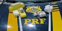 Maconha, crack, cocaína e dinheiro foram recolhidos pela PRF com apoio da BM