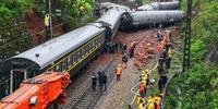 Quatro dos 127 feridos em acidente envolvendo trem estão em estado grave