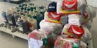 Consulado de Gravataí arrecadou mais de 20 cestas básicas e cerca de 200 litros de material de limpeza para doar