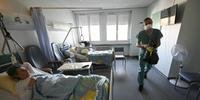 Hospital na França, um dos países europeus mais afetados pela Covid-19