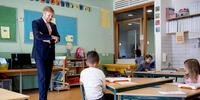 Crianças voltaram às aulas na Dinamarca
