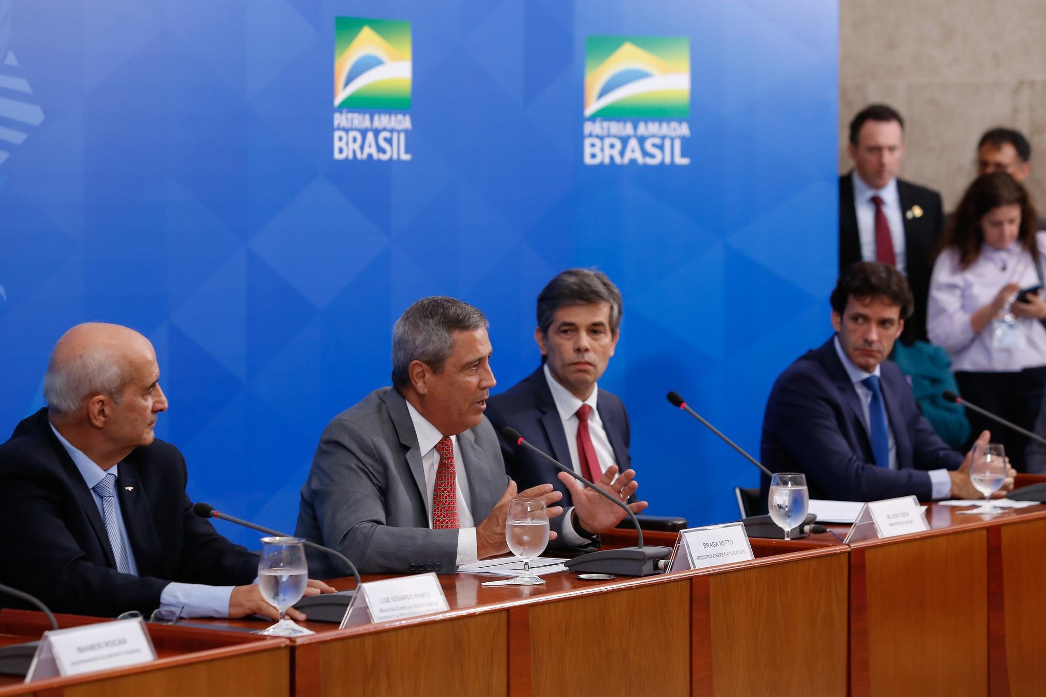 Ministro da Casa Civil, Braga Netto negou que haja complica&ccedil;&otilde;es na rela&ccedil;&atilde;o com Guedes