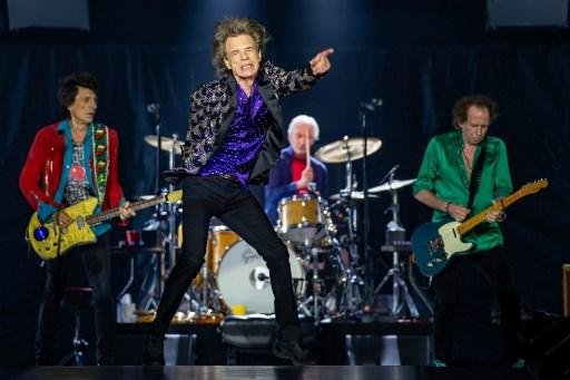 Banda Rolling Stones em uma apresenta&ccedil;&atilde;o no ano passado