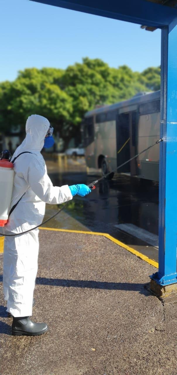 A&ccedil;&atilde;o de descontamina&ccedil;&atilde;o em Uruguaiana