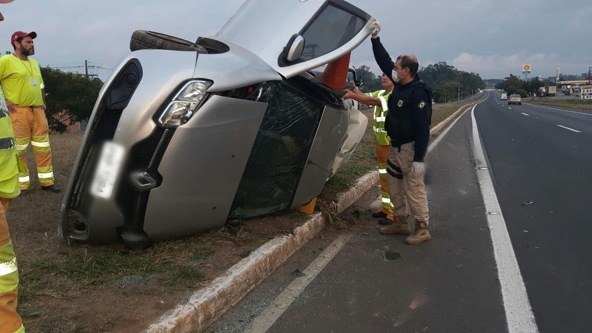 Motorista do Logan morreu na capotagem do ve&iacute;culo ap&oacute;s colis&atilde;o na BR 386