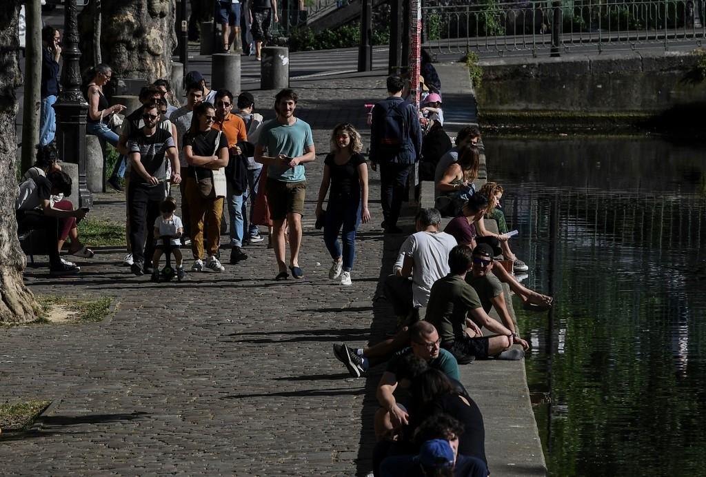 Movimento em Paris no fim de semana