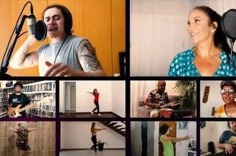 Imagens de clipe foram feitas nas casas dos artistas