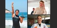 Sabrina Mazzola da natação, Bruna Tomaselli do automobilismo e Maria Portela do judô enfrentam problema em comum