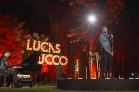 Lucas Lucco cantou e arrecadou doa&ccedil;&otilde;es