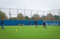 Manhã chuvosa desta terça-feira foi de treinos físicos no CT presidente Luiz Carvalho