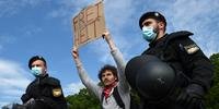 Manifestantes protestam na Alemanha